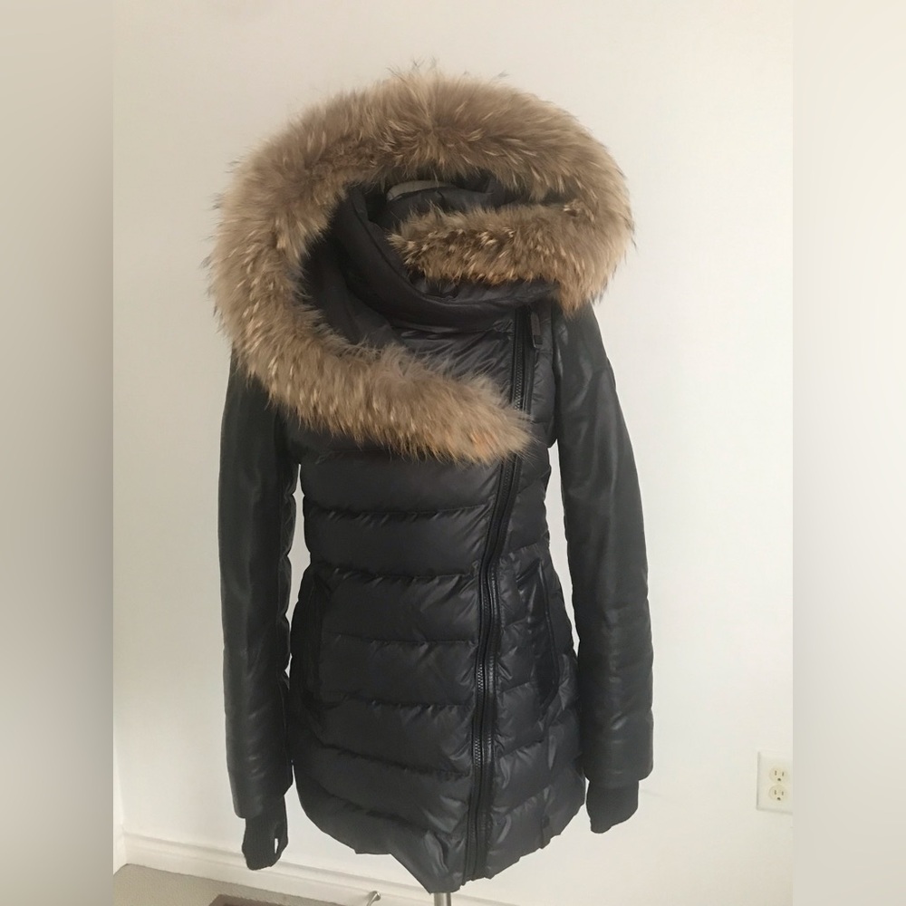 Women’s Rudsak leather and Nylon Coat M